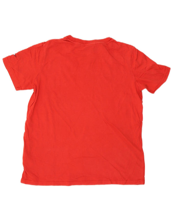 Superdry Damen Grafik-T-Shirt-Oberteil UK 10 Small Rot