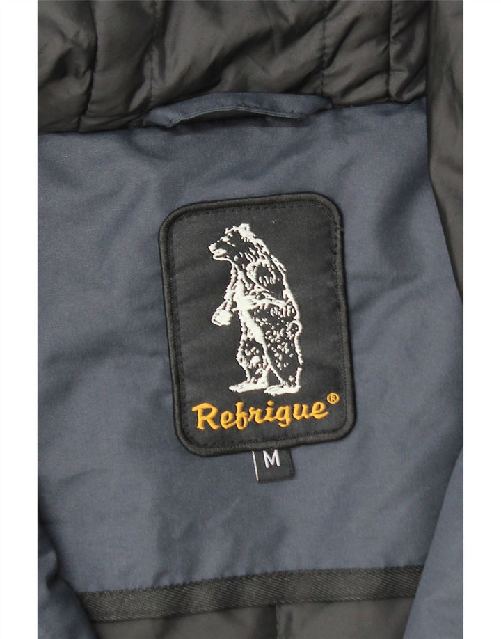 Refrigue Herren-Parka mit Kapuze, UK 38, mittelmarineblau, Polyester