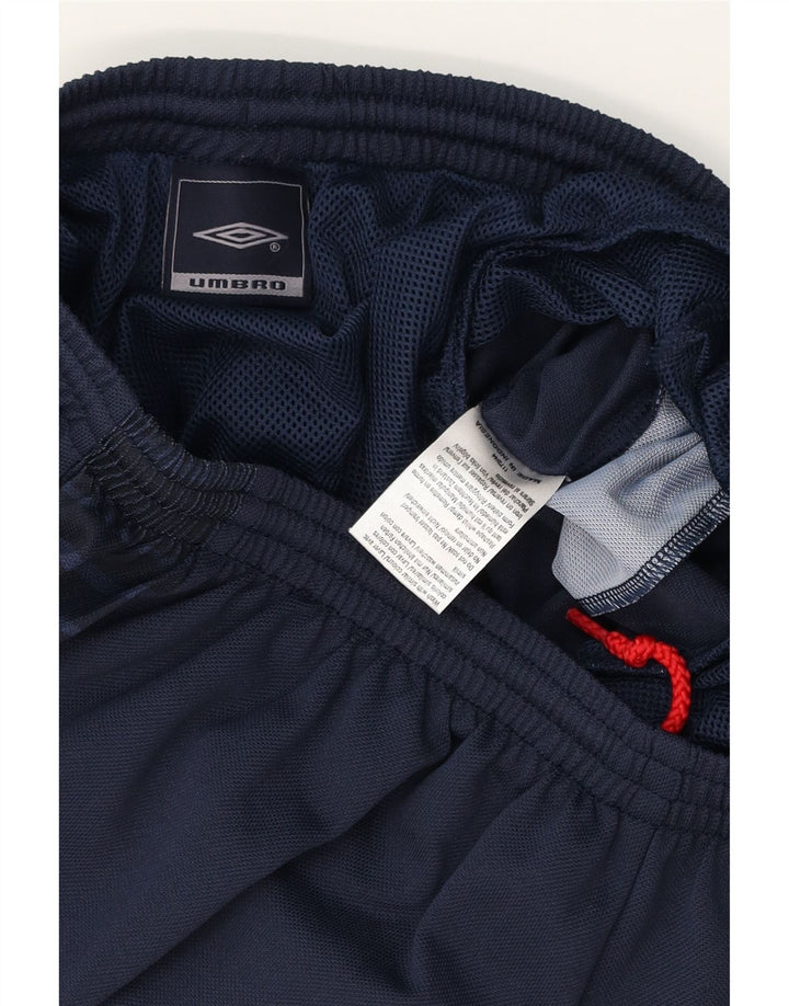 Umbro Herren-Sportshorts, groß, marineblaues Farbblock-Polyester
