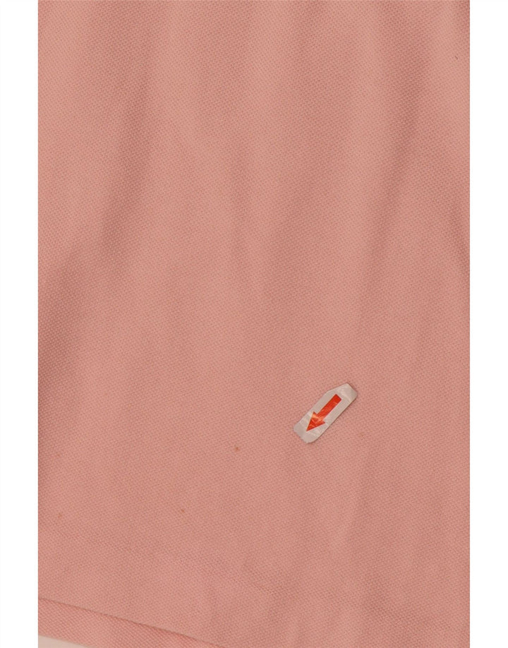 Lacoste Herren-Poloshirt, Größe 5, groß, rosa Baumwolle