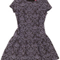 Monsoon Damen-A-Linien-Kleid, Größe S, Grau, Paisleymuster, Polyester