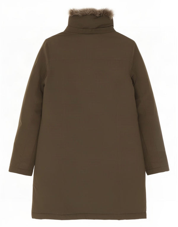 Woolrich Herren Wattierter Mantel UK 34 XS Khaki Baumwolle