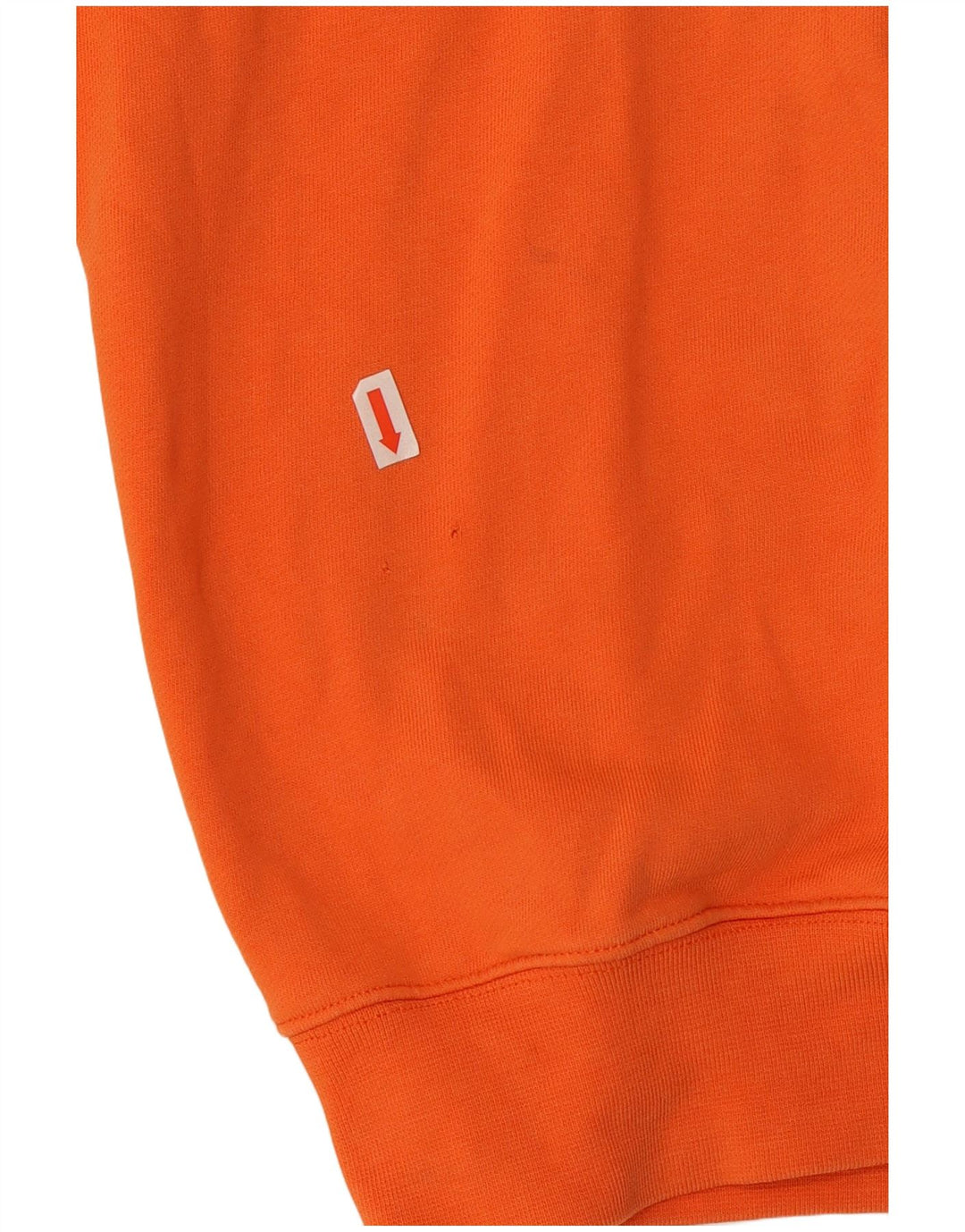 Hugo Boss Damen Grafik-Sweatshirt-Pullover UK 14 Mittelorange