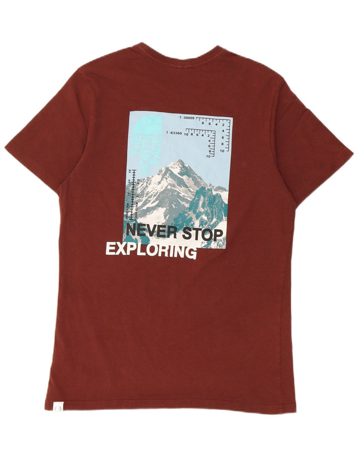 The North Face Herren-T-Shirt mit Grafik, mittelbraune Baumwolle