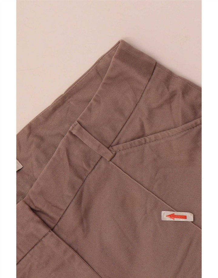 Zara Damen Casual Shorts Medium W28 Braune Baumwolle
