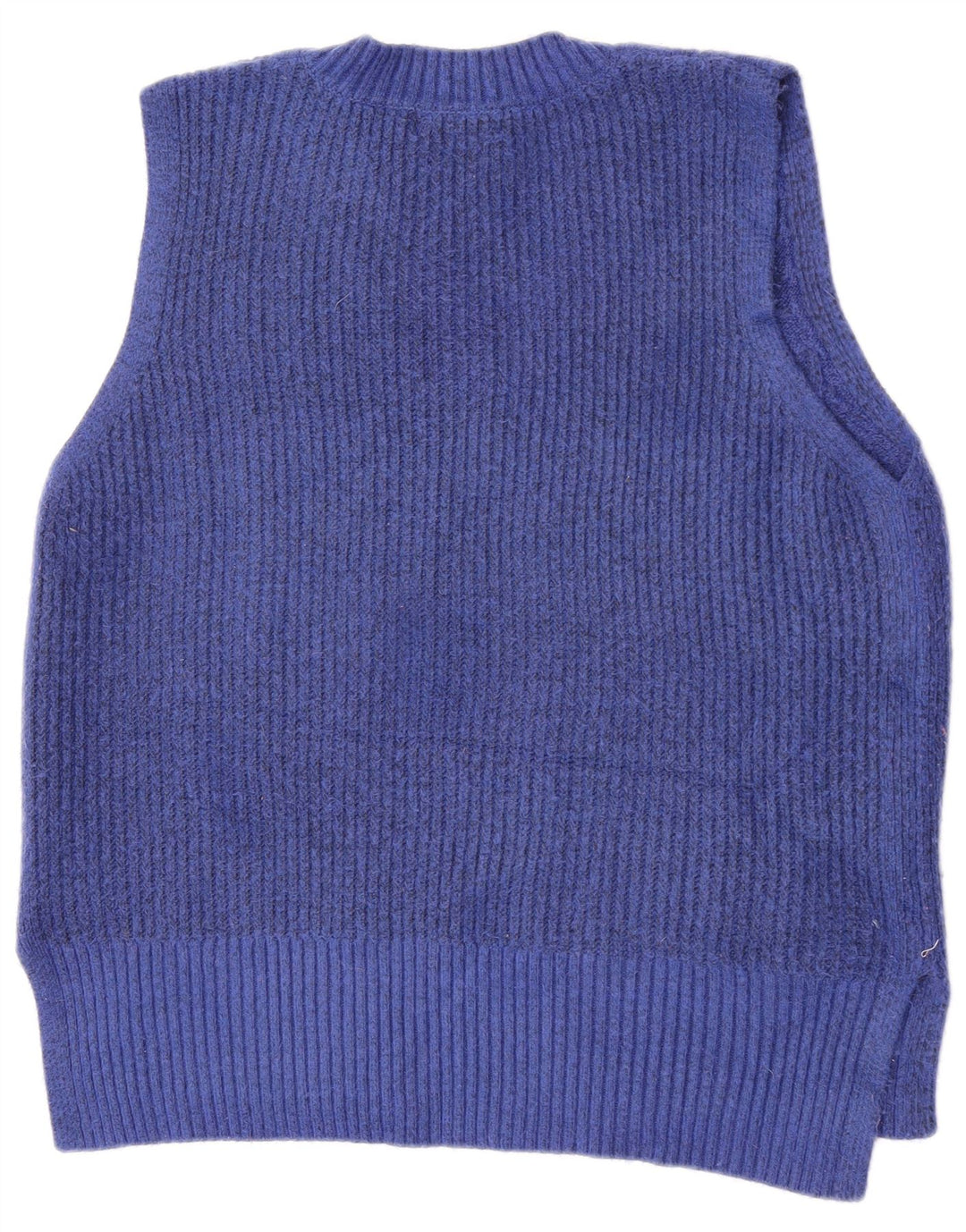 Marks & Spencer Damen Weste Tank Top UK 16 Large Blau Polyester