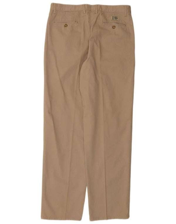 Stefanel Mens Pegged Chino Hose IT 50 Large W36 L33 Beige Baumwolle