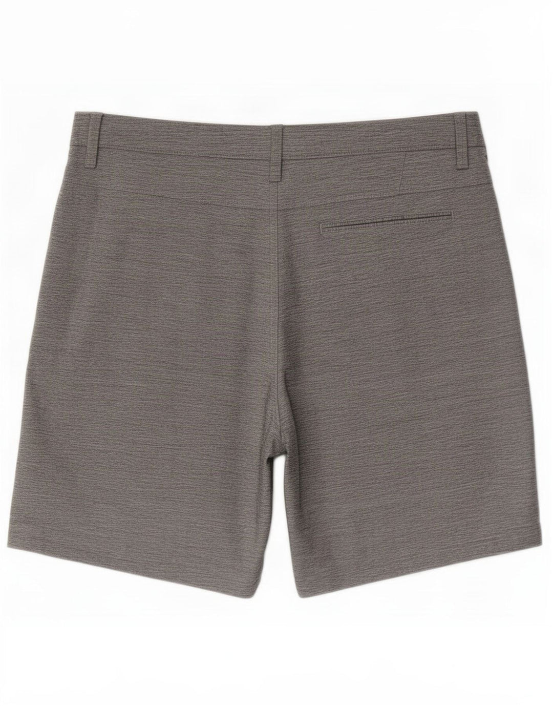 Hurley Herren-Chinoshorts, Größe L, W34, grau meliertes Polyester