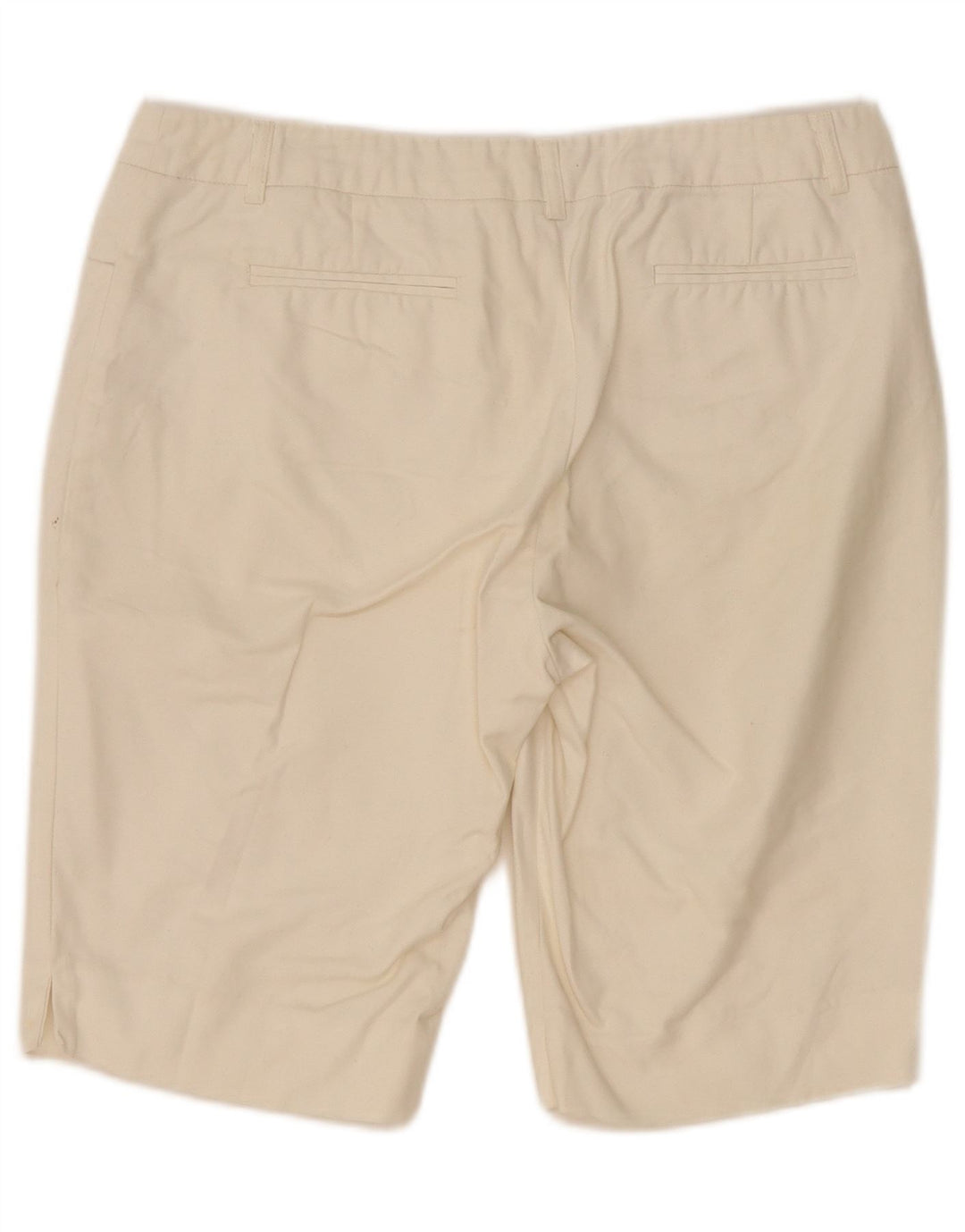 Laura Ashley Damen Bermudashorts US 10 Large W32 Weiße Baumwolle