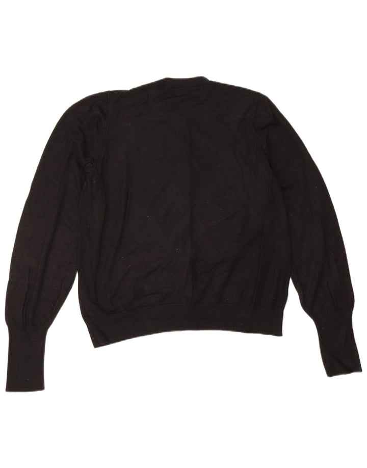 Marks & Spencer Damen-Cardigan-Pullover UK 16 Große schwarze Viskose