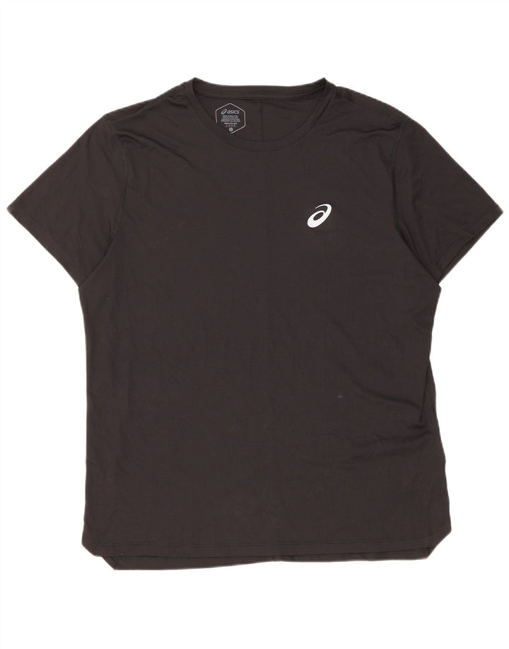 Asics Herren T-Shirt Top Large Schwarz Polyester