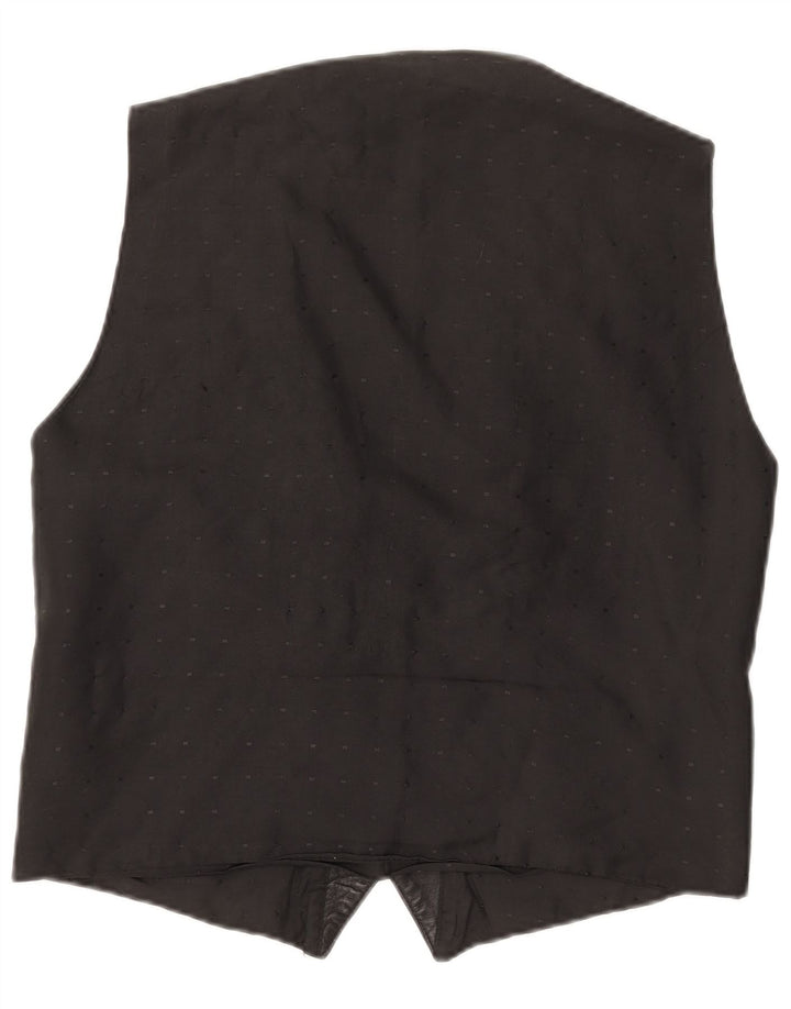 Vintage Herren Weste Medium Schwarz