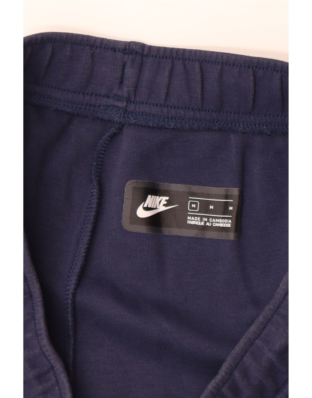 Nike Herren-Sportshorts aus mittelblauer Baumwolle in Marineblau