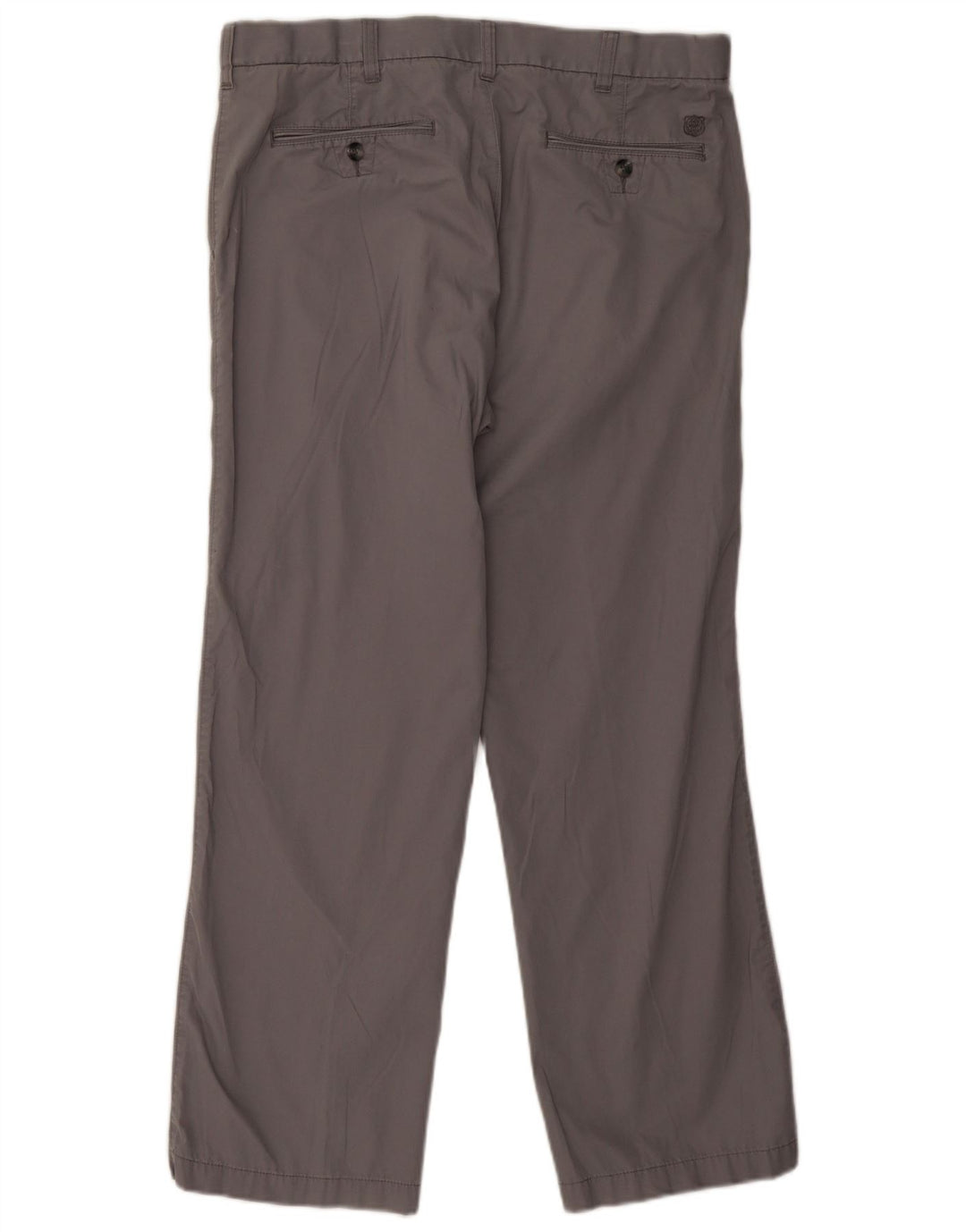 Marks & Spencer Herren Blue Harbour Gerade Chinohose W36 L29 Grau