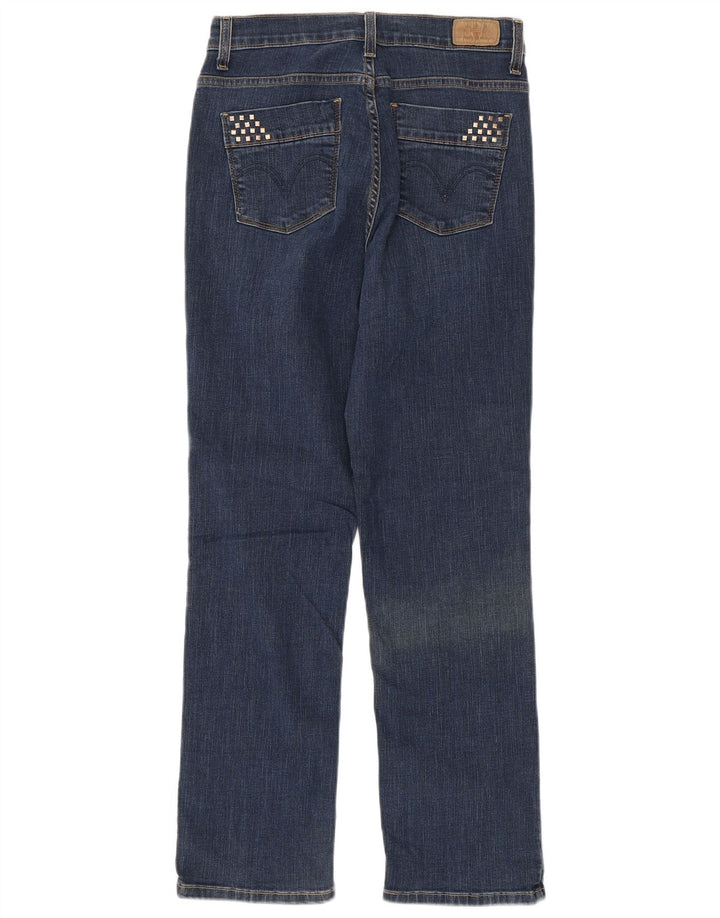 Levi's Damen 512 Straight Jeans US 10 Large W28 L29 Marineblau