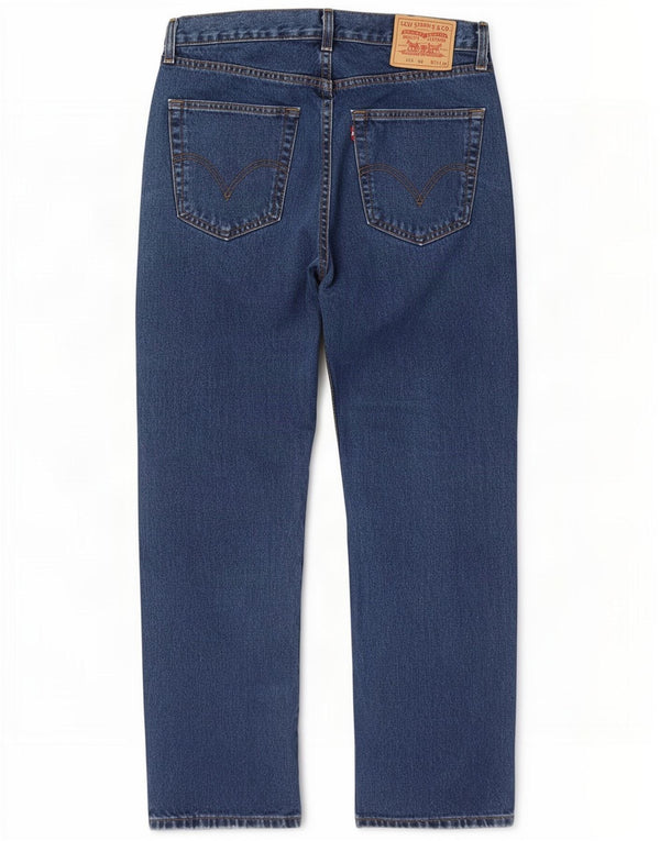 Levi's Herren 753 Straight Jeans W32 L30 Marineblau Baumwolle