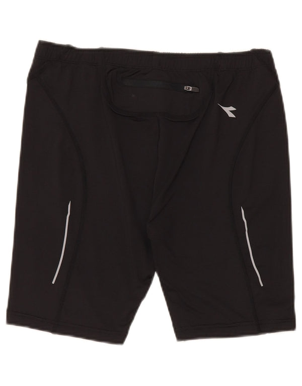 Diadora Damen Sportshorts UK 18 XL Schwarz Polyamid