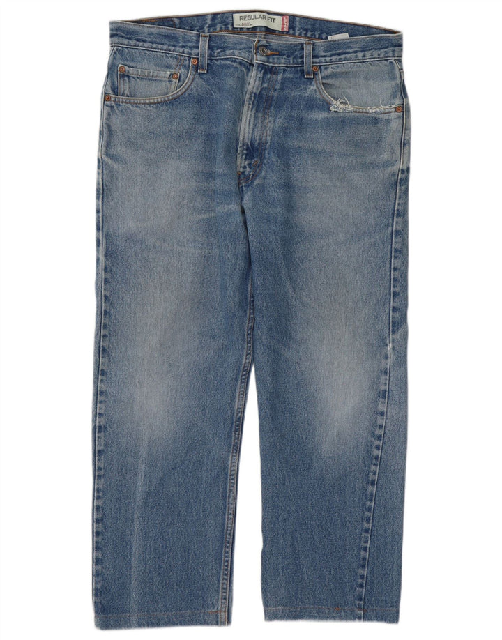 Levi's Herren 505 Regular Fit Straight Jeans W36 L26 Blaue Baumwolle