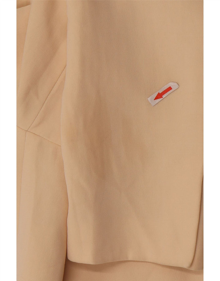 Zara Damen 2-Knopf-Übergröße-Blazer-Jacke, UK 10, Small, Beige, Polyester