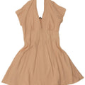 ZARA Womens A-Line Dress UK 14 Large Pink Viscose
