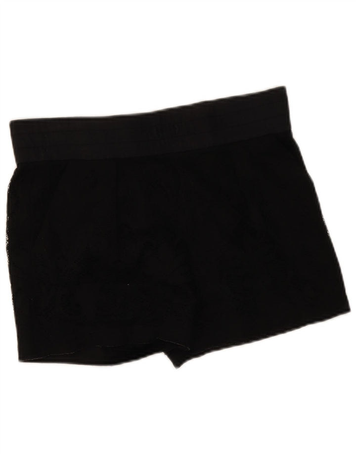 Zara Damen Hotpants Medium W30 Schwarz