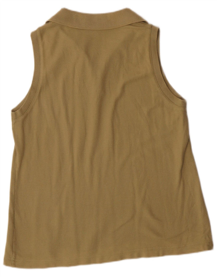 FILA Damen Ärmelloses Poloshirt IT 48 XL Khaki