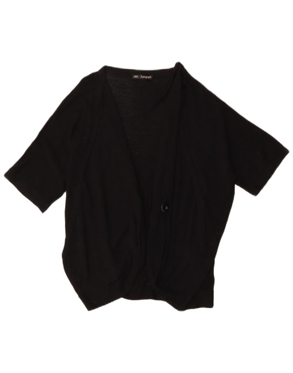 Marks & Spencer Damen Autograph Cardigan Pullover UK 16 Large Schwarz
