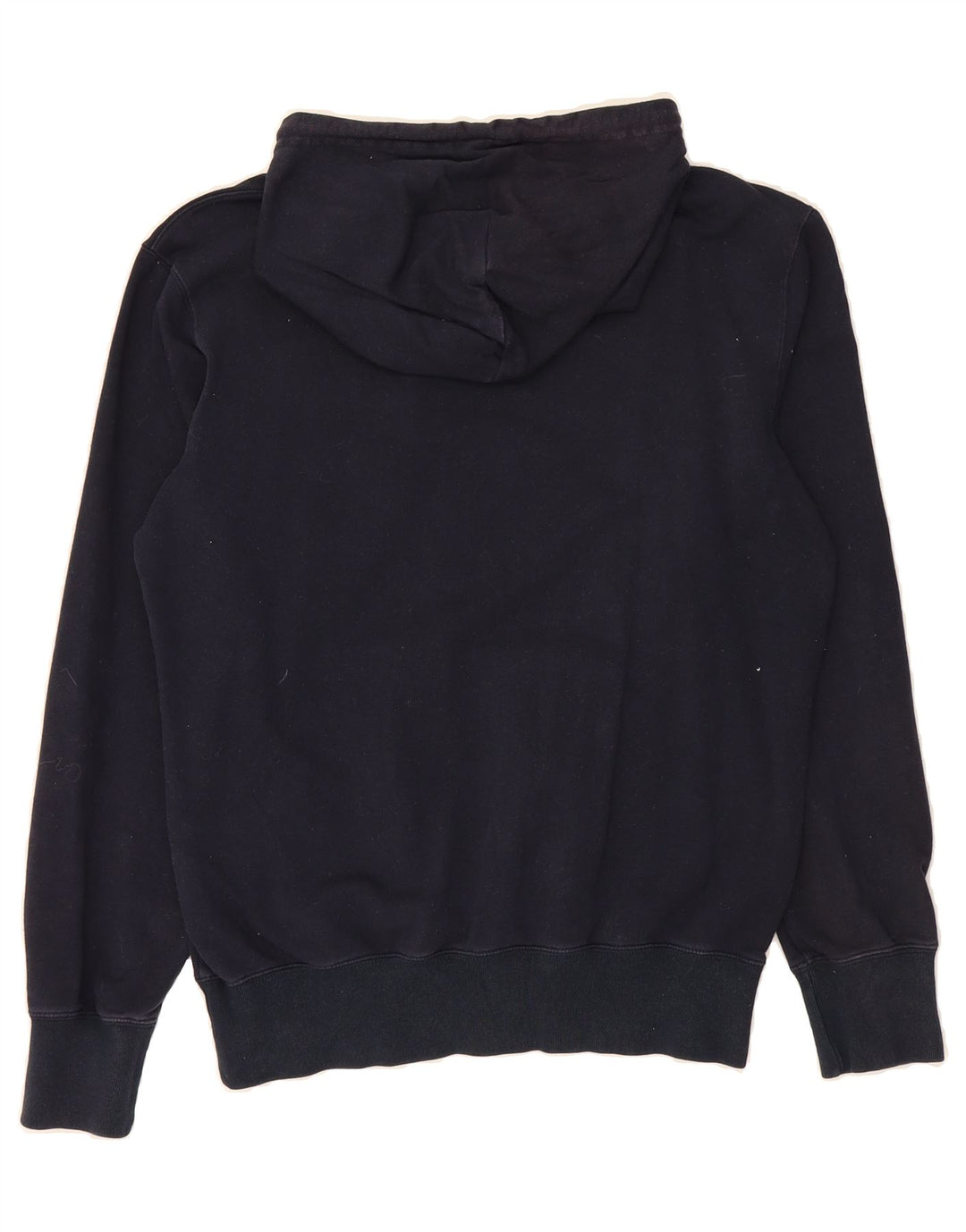 CHAMPION Mens Graphic Hoodie Jumper Medium Navy Blue Cotton Vintage Champion and Second-Hand Champion from Messina Hembry 