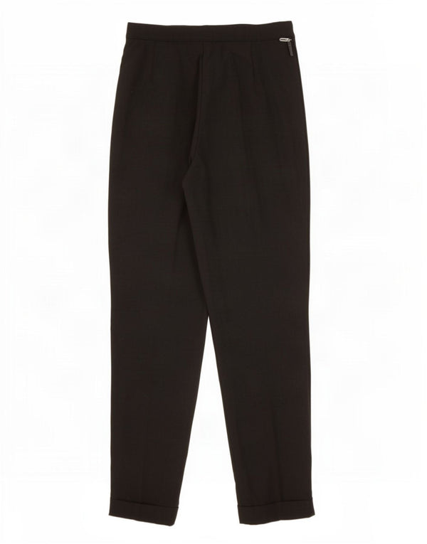 Marks & Spencer Damen Tapered Casual Hose UK 14 Medium W28 L28 Schwarz