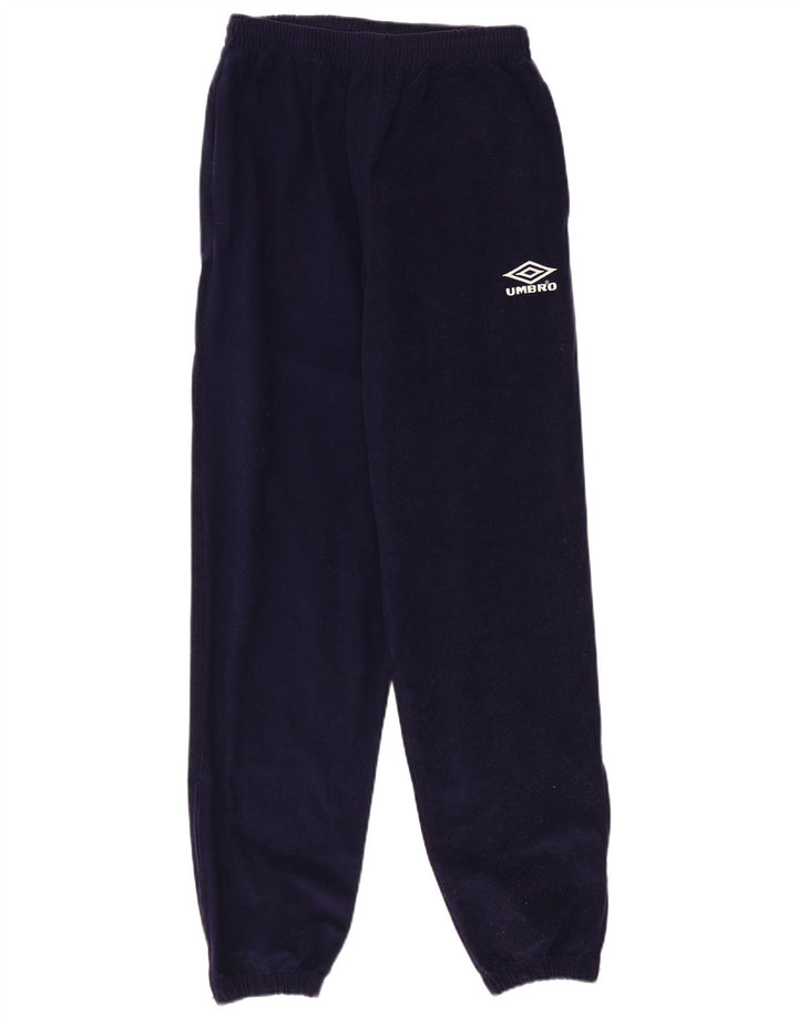 UMBRO Herren Velours-Trainingshose, Jogginghose, Mittelblau