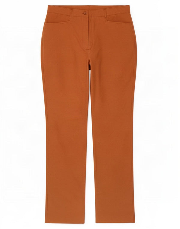 New Penny Damen Gerade Freizeithose UK 12 Medium W28 L32 Braun