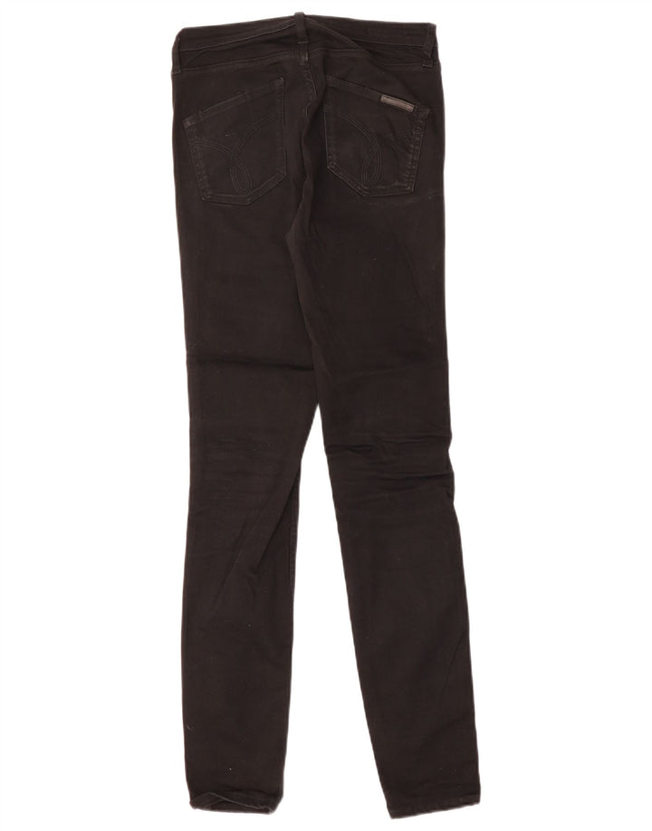 CALVIN KLEIN Damen Skinny Jeans W26 L30 Schwarz