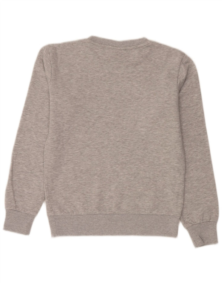 Umbro Herren Grafik-Sweatshirt-Pullover XS Grau gefleckte Baumwolle
