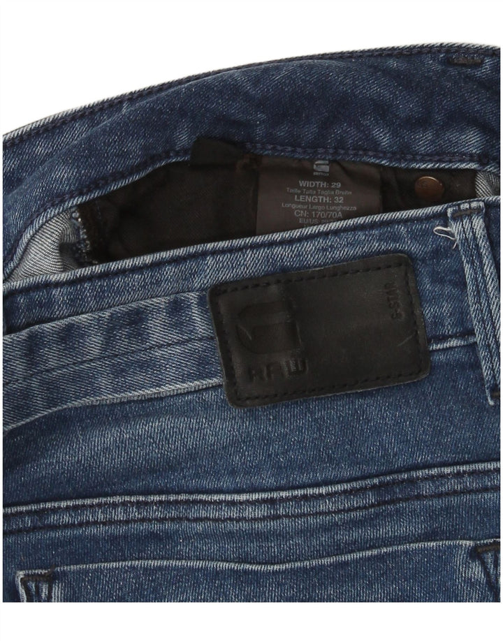 G-Star Damen Slim Jeans W29 L32 Blaue Baumwolle