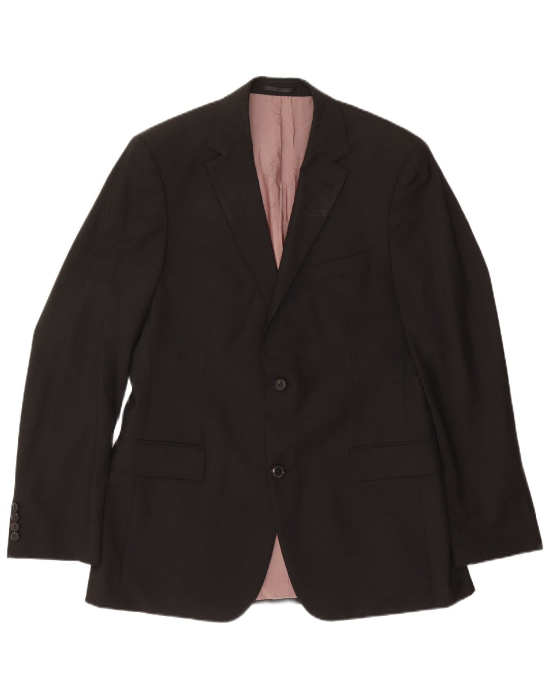 Hugo Boss Herren-Blazer mit 2 Knöpfen, Größe 102, große schwarze Wolle