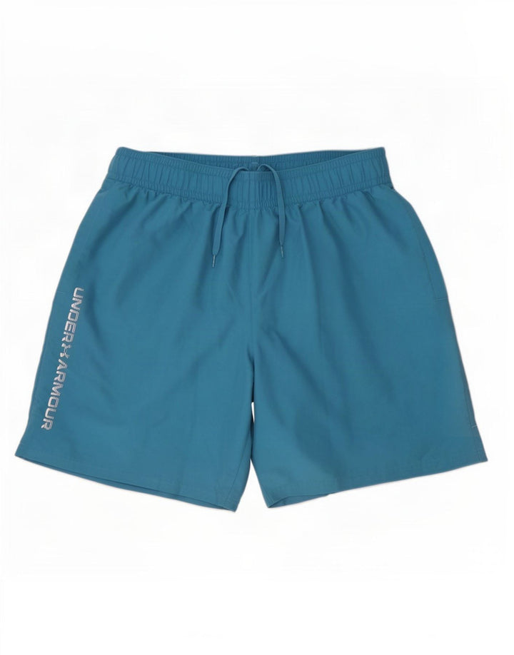 Under Armour Herren Graphic Sport Shorts Large Blau Polyester