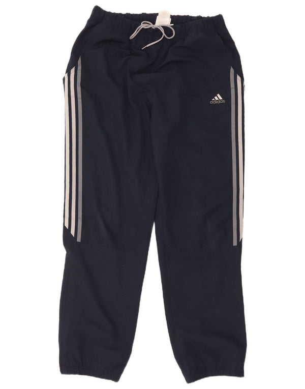 Adidas Damen-Trainingshose, Jogginghose, groß, marineblau, Polyester, Sport