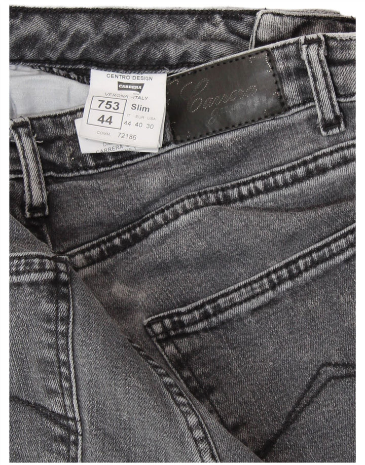 CARRERA Herren 753 Slim Jeans W30 L28 Graue Baumwolle