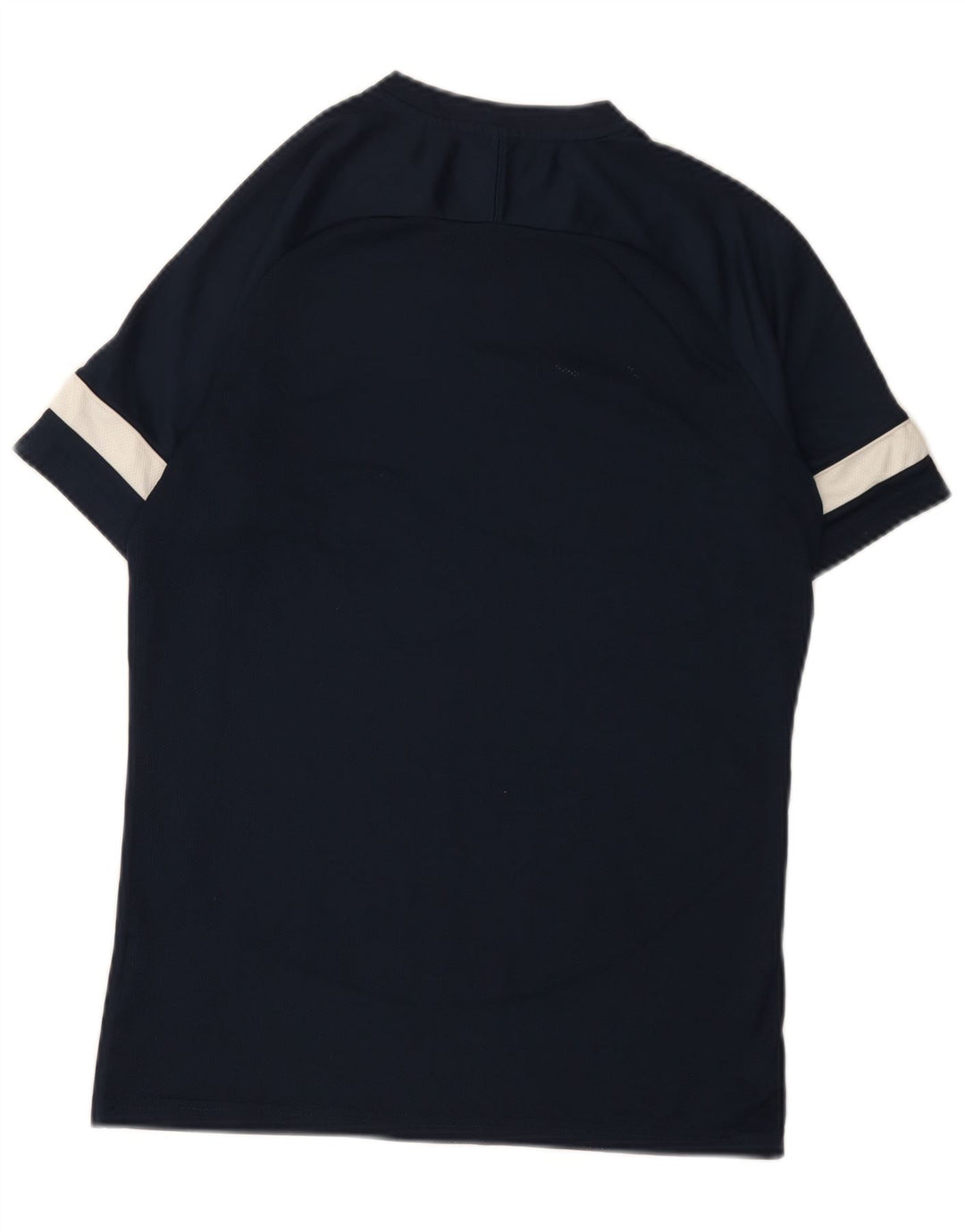Nike Herren Dri Fit T-Shirt-Oberteil Mittelgroßes marineblaues Farbblock-Polyester