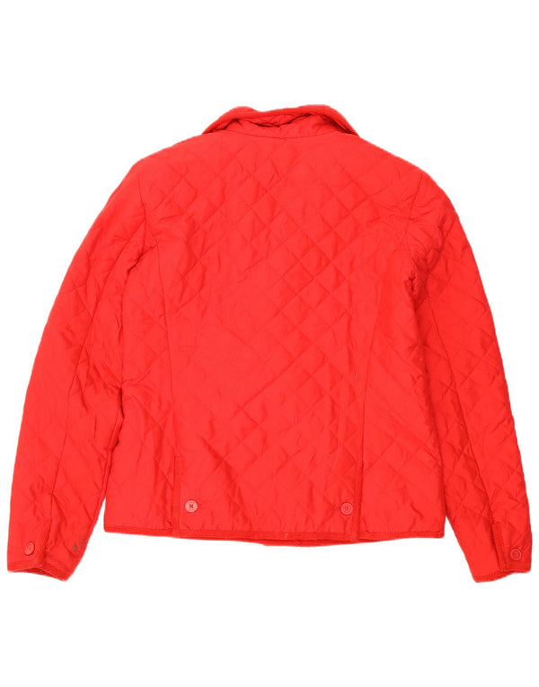Chaps Damen Steppjacke UK 10 Small Rot Polyester