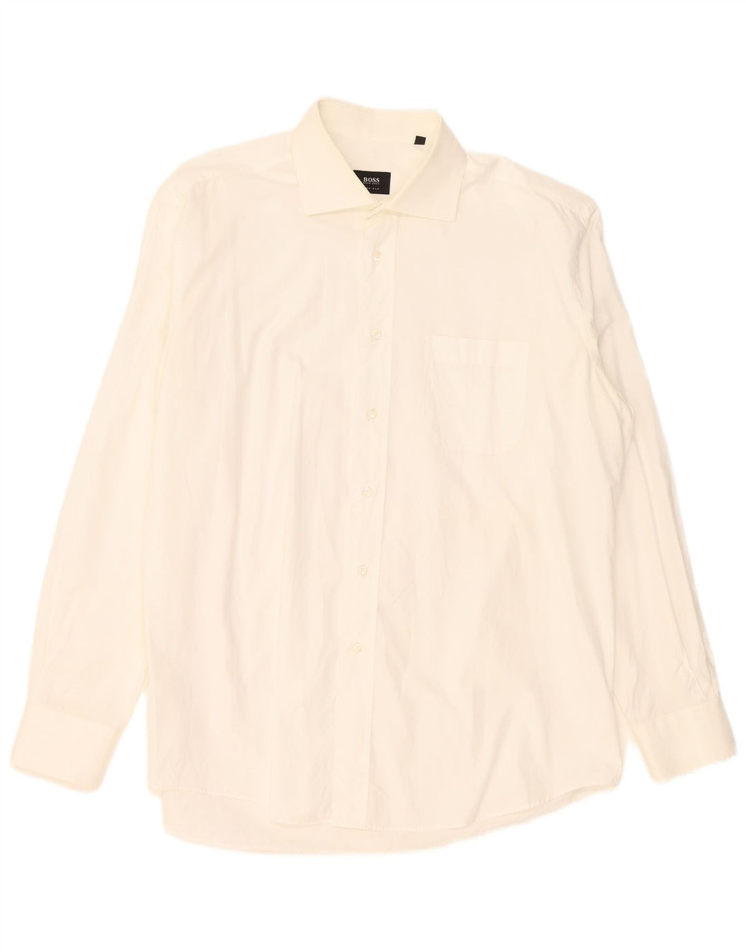 Hugo Boss Herrenhemd Größe 44 17 1/2 XL Weiß