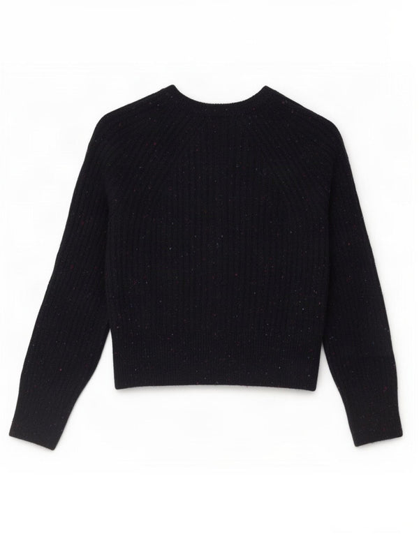 Marks & Spencer Damen-Cardigan-Pullover UK 10 Small Marineblau meliert