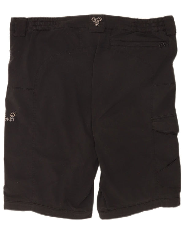 Jack Wolfskin Damen Cargoshorts UK 12/14 Medium W34 Schwarz