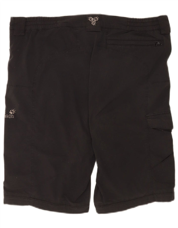 Jack Wolfskin Damen Cargoshorts UK 12/14 Medium W34 Schwarz