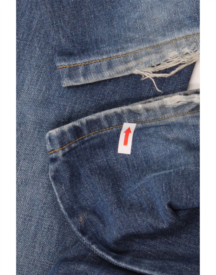 Lee Herren Seattle Loose Jeans W32 L34 Blaue Baumwolle