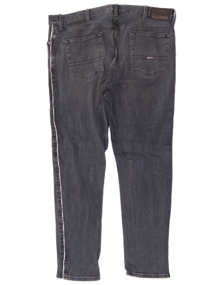 Tommy Hilfiger Herren Slim Jeans W38 L32 Blaue Baumwolle