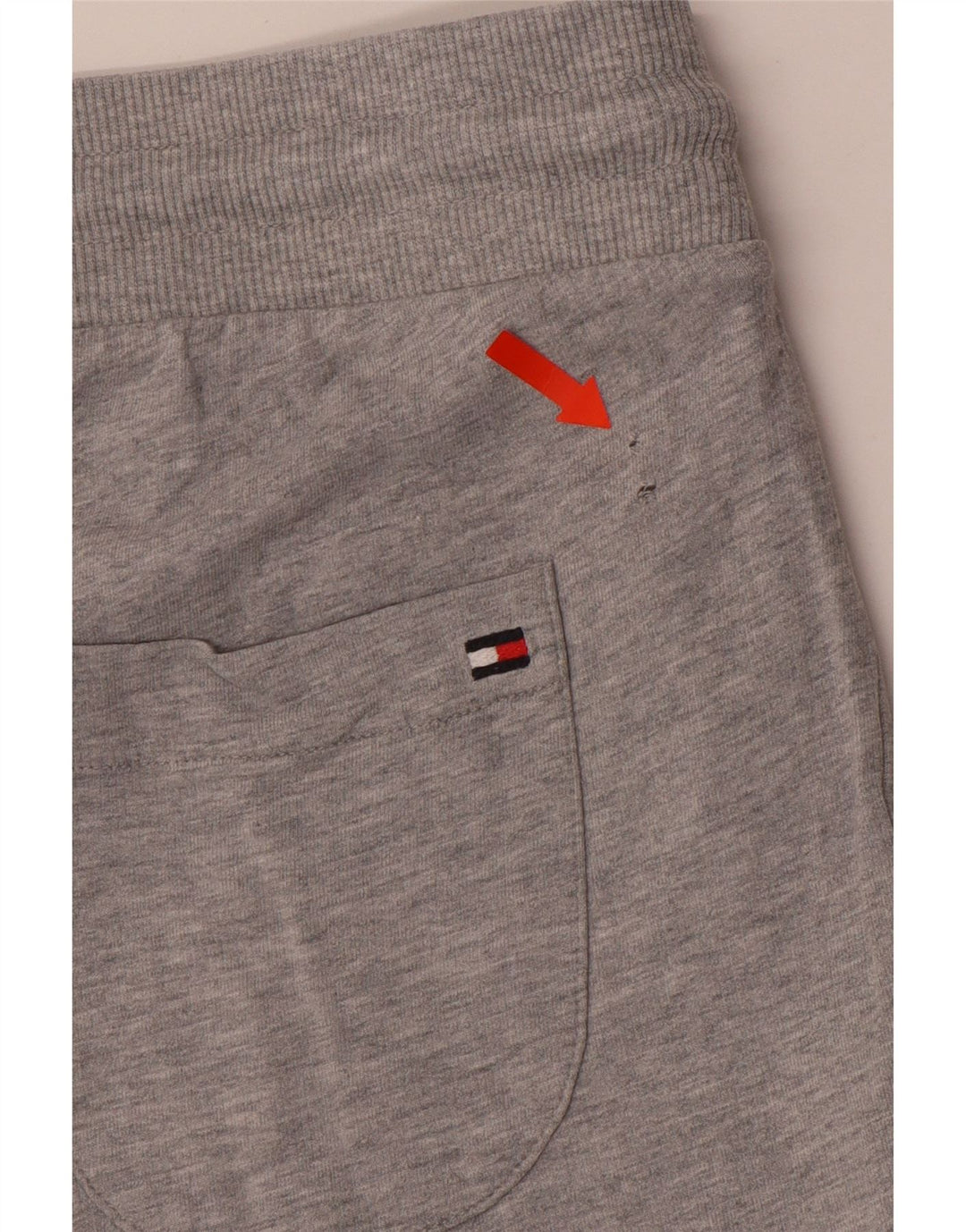 TOMMY HILFIGER Herren Sportshorts mittelgraue Baumwolle