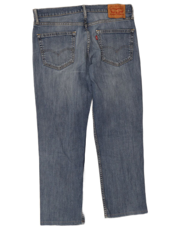 Levi's Mens 511 Cropped Slim Jeans W33 L25 Blue Cotton