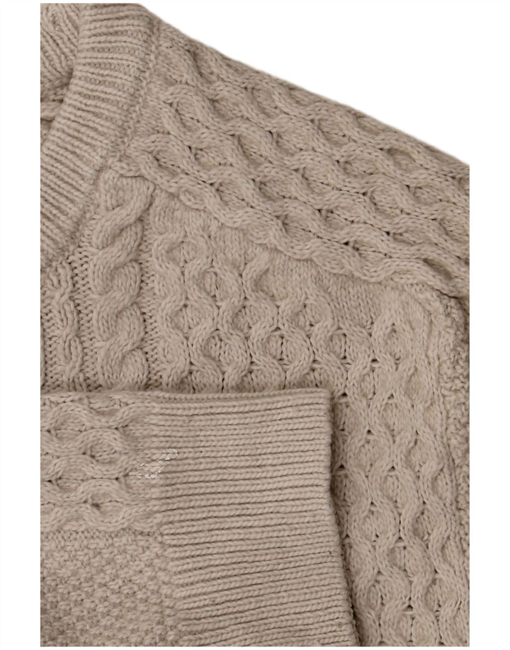 Marks & Spencer Herren-Pullover mit Rundhalsausschnitt, XL, grau, Polyester