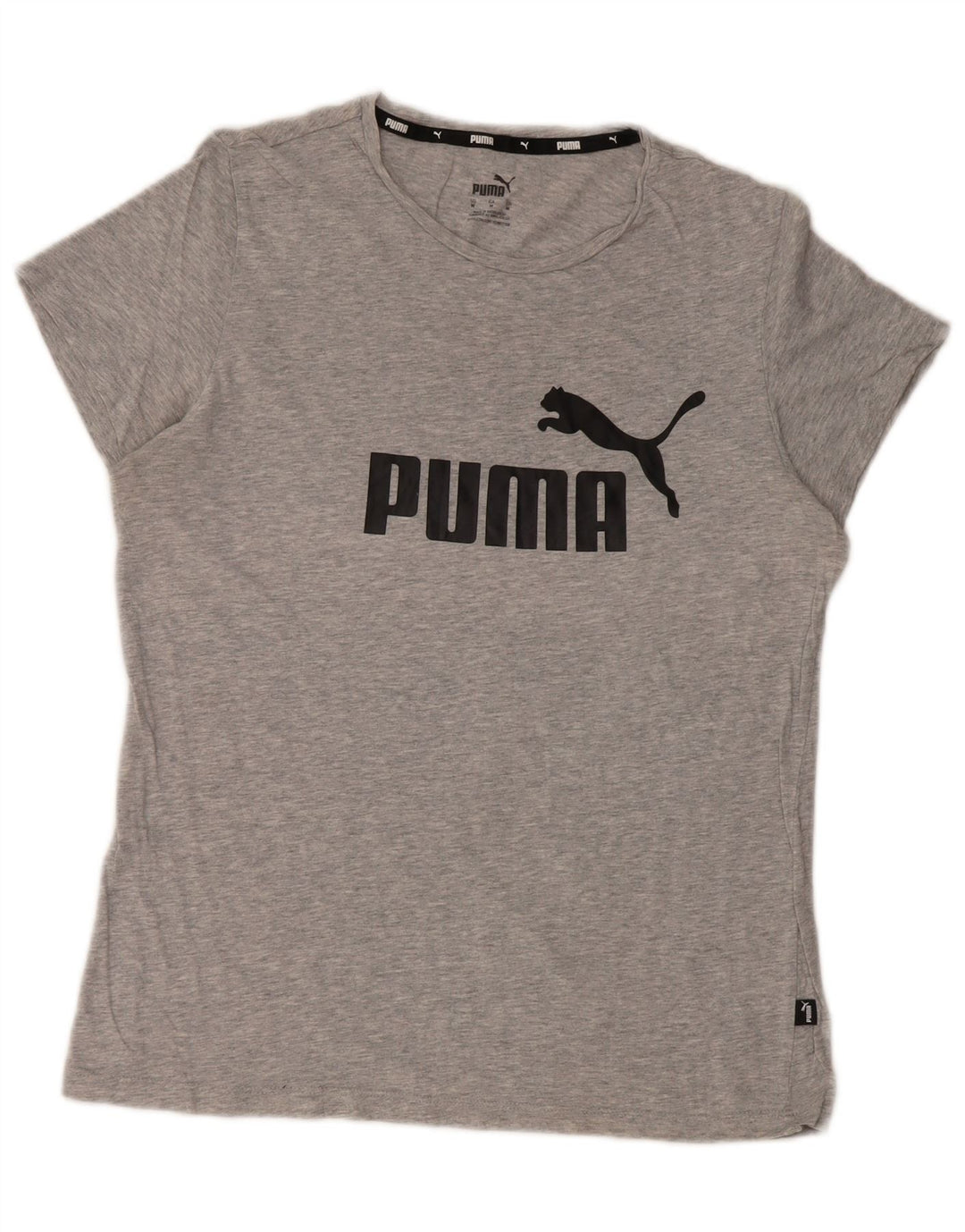 PUMA Damen Graphic T-Shirt Top UK 14 Mittelgrau